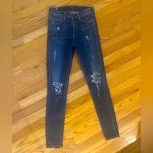 COH blue rocket high rise skinny jean 25